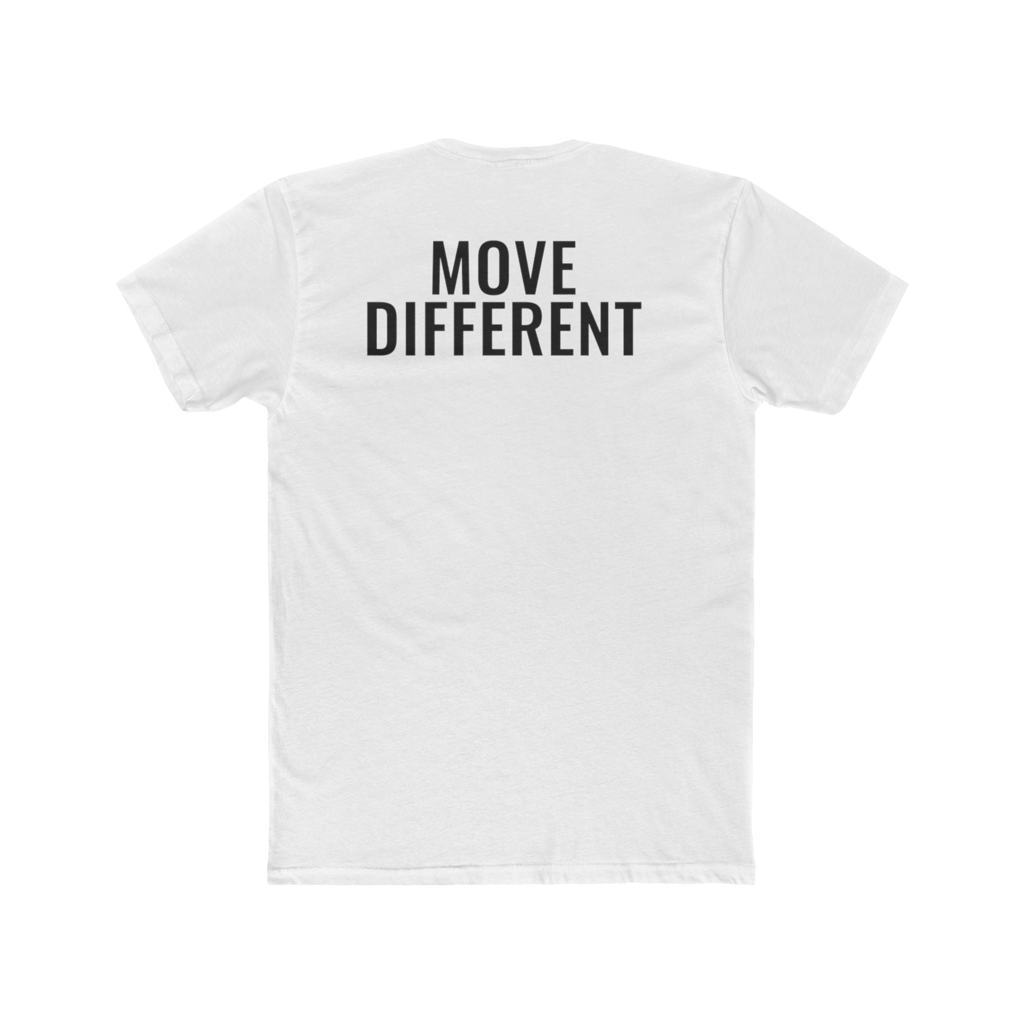 Move Different Crew Tee — "Essence" Minimalist Graphic T-Shirt